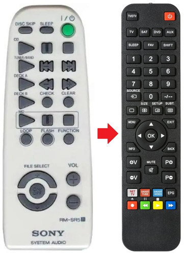Telecomando adatto per sony - telecomando,