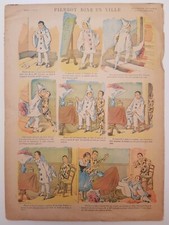 XIXe 1888 Rose Maury PIERROT