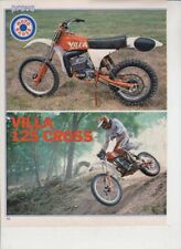 advertising TEST MOTO VILLA 125 CROSS 1978 MOTOITALIANE EPOCA VINTAGE MX