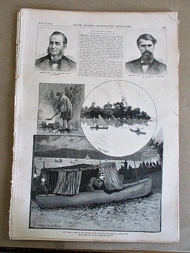 Stampa epoca hudson river - d'epoca,,