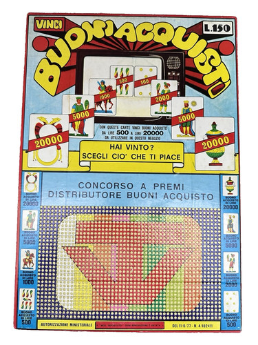 Gioco vintage epoca riffa - vintage, d'epoca