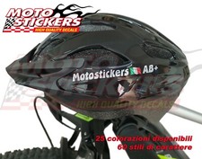 2 Nomi adesivi casco bici con
