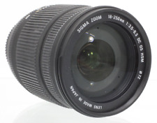 Sigma Zoom 18-250 mm 1:3,5-6,3