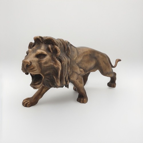 Scultura leone bronzo a - scultura, di