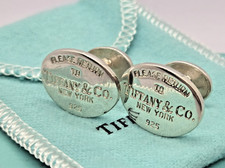 Gemelli ovali in argento 925