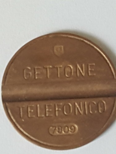 Gettone telefonico 7809 raro - telefonico,