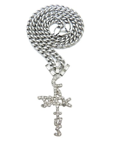 Collana hip hop catena cubana - hip,