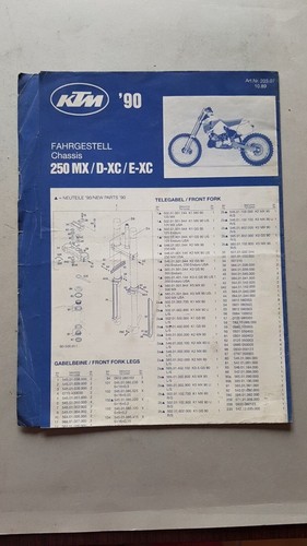 Ktm 250 mxd xce 1990 - ktm,
