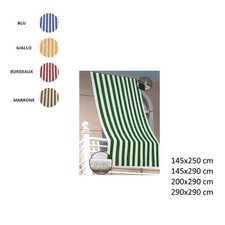 tenda da sole con annelli per