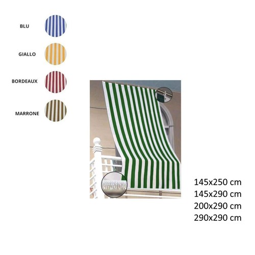 Tenda sole con anelli per - anelli,