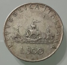 Moneta 500 lire colombo - moneta,