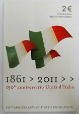 REPUBBLICA ITALIANA 2 EURO 2011 150° ANNIVERSARIO UNITA' D'ITALIA
