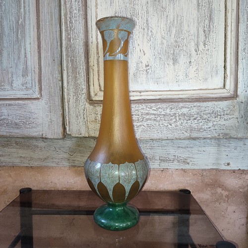 Vase verre francais - vase,