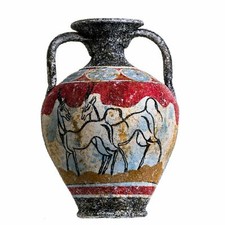 Antica anfora minoica greca
