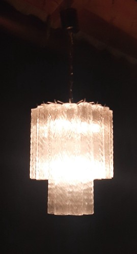 Lampadario murano tronchi - lampadario,