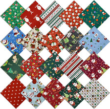 Natale Tessuto Cotone Stoffa