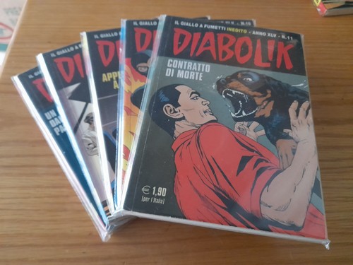 Lotto diabolik inedito anno - lotto,