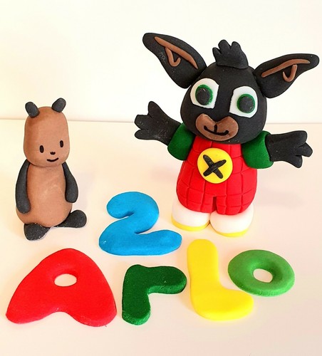 Set cake topper - , coniglietto