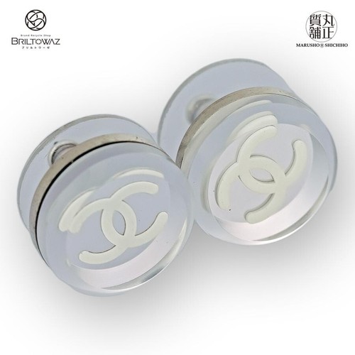 Chanel logo stud pierced - chanel,