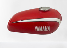 ADATTO PER SERBATOIO BENZINA YAMAHA RD 350 ACCIAIO VERNICIATO ROSSO 1973-1975...
