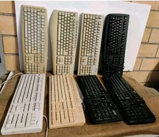 Lotto Computer Vintage Keyboard PS/2 Tastiera USB X Retrogame X IBM,Olivetti...
