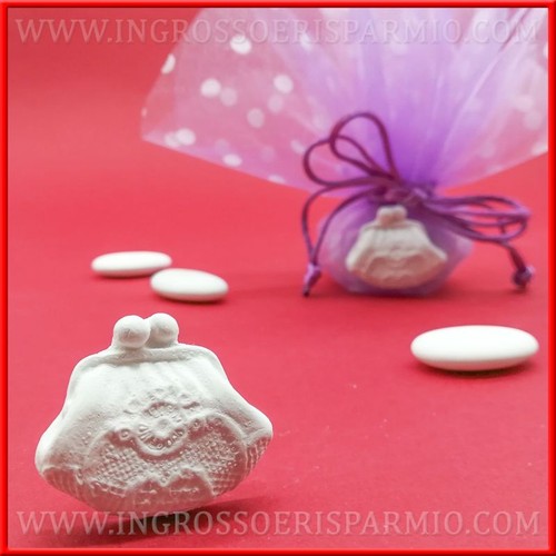 Decorazioni gesso borsetta - decorazioni, fai