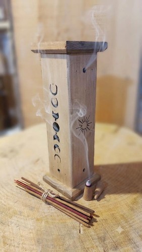 Torretta contenitore legno - contenitore, in