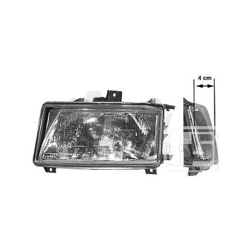 Faro sinistro per seat - faro,