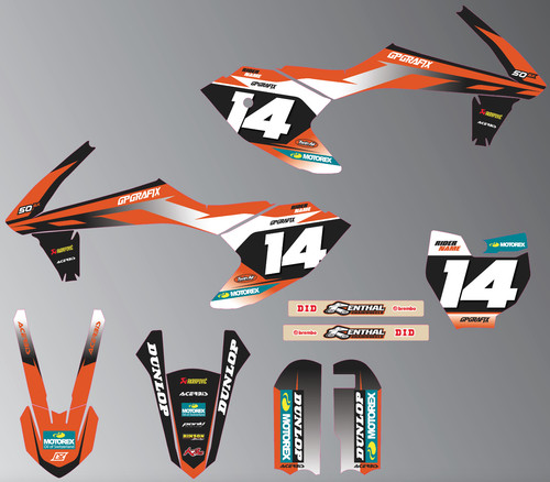 Kit grafica ktm 50sx - kit,