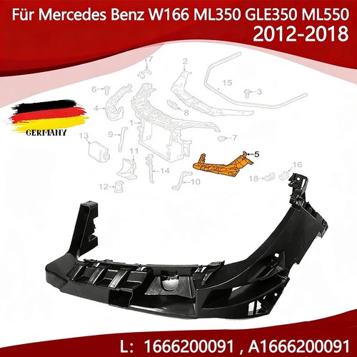 Supporto faro sinistro - , per