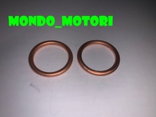 COPPIA guarnizione rame testa scarico HONDA NX 650 DOMINATOR 88-00 XR XL 600