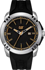 CATERPILLAR Elite Orologio Uomo Nero/Giallo, Cassa 46 mm, (AH 141 21 127)