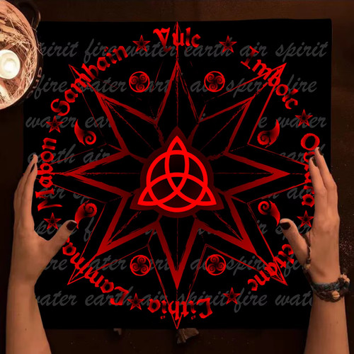 Tappeto divinatorio wicca - divinatorio,