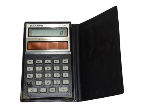 Sanyo 2570 calcolatrice - sanyo, cx-2570