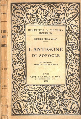 Antigone sofocle - l'antigone,