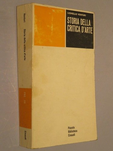 Storia della critica - storia,