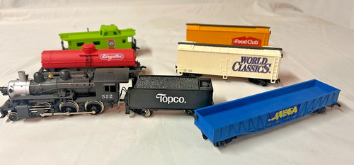 Treno pubblicitario topco - treno, ho,