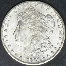 1881-CC Dollaro d'argento