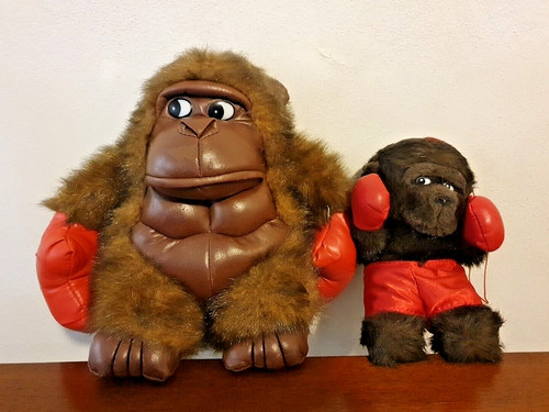 Peluche vintage coppia - peluche,