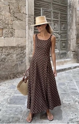Zara abito midi donna ss25 - donna, a