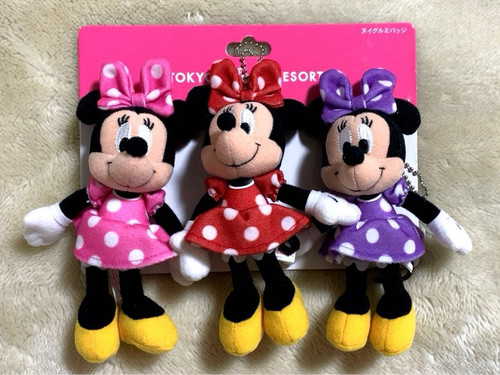 Minnie mouse pois - pois, peluche
