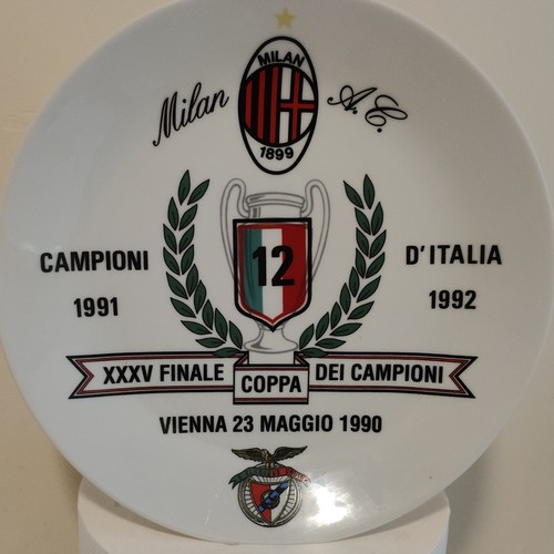 Milan piatto commemorativo - milan,