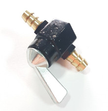 Rubinetto benzina 2 vie uscite da 8mm universale Scooter Moto Vespa Cross Enduro
