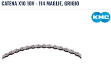 Catena 10v KMC X10 114 maglie mtb bici bicicletta decathlon rockrider uomo