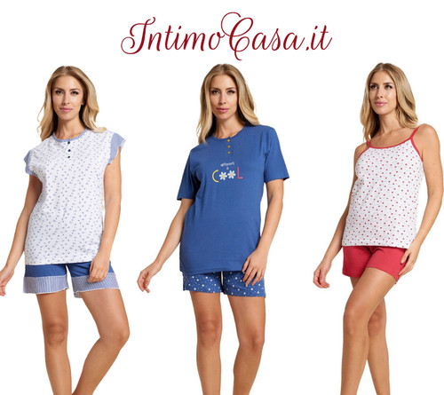 Pigiama corto donna 100 - pigiama, 100%