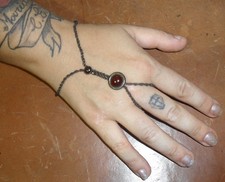 baciamano  gioiello BAGNO BRONZO PIETRE COL TARTARUGA  BACIA MANO 