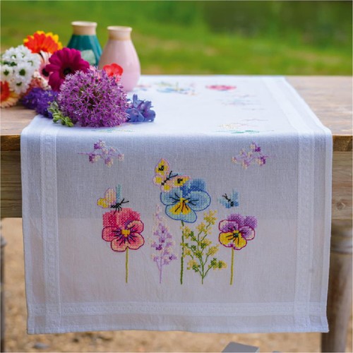 Kit punto croce - , timbrato