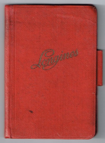 Longines vintage 1932 notebook - vintage,