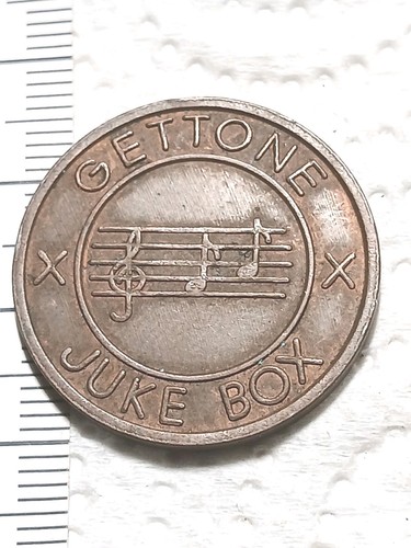 Gettone juke box pilotti - pilotti, m