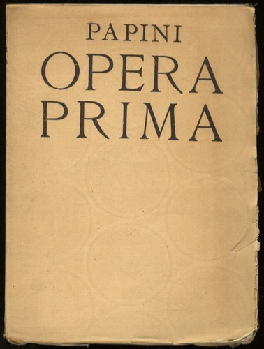 Opera prima venti - prima., in